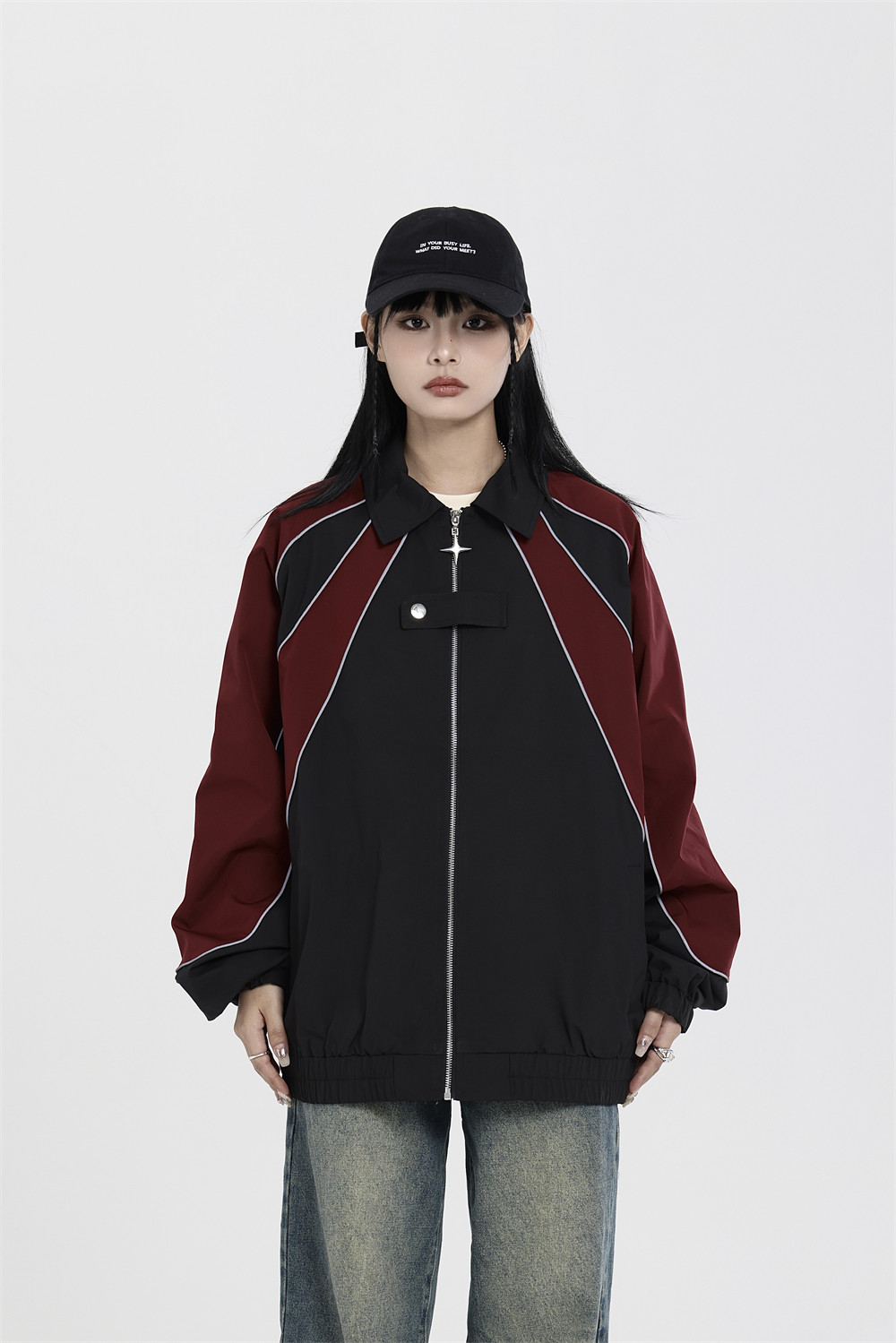 [당일발송/주문폭주] 가바바  여성 포인트 주기 좋은 바람막이 자켓 G77750 상세 이미지 5