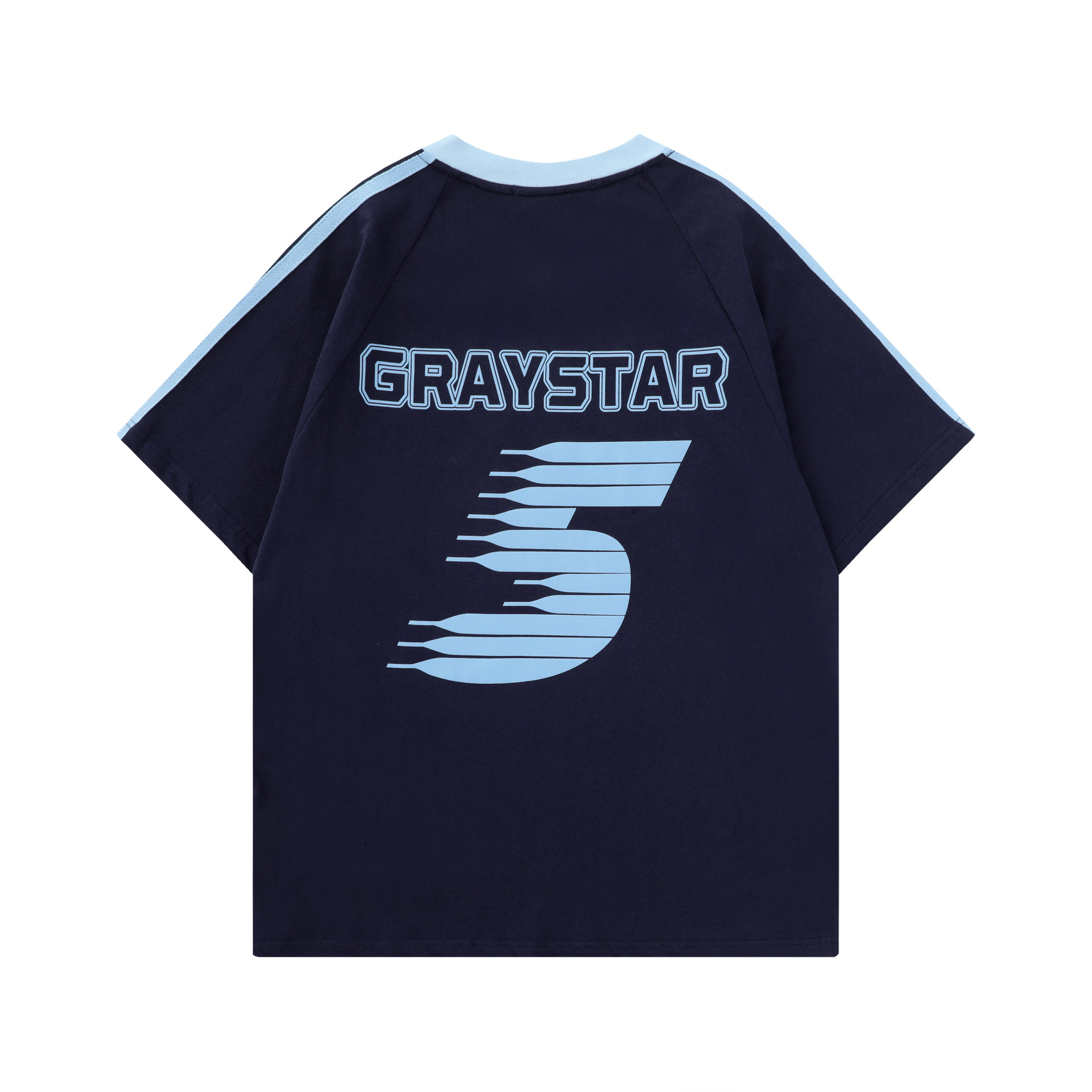 [당일발송/주문폭주] 가바바  남녀공용 더블 스트라이프 V넥 오버핏 반팔 티셔츠 G77194 (빅사이즈 S~XL) 상세 이미지 9